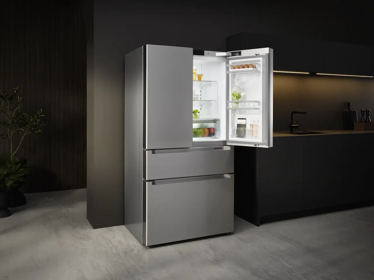 テラブラシ FDE36S French Door fridge-freezer with 2 freezer drawers with